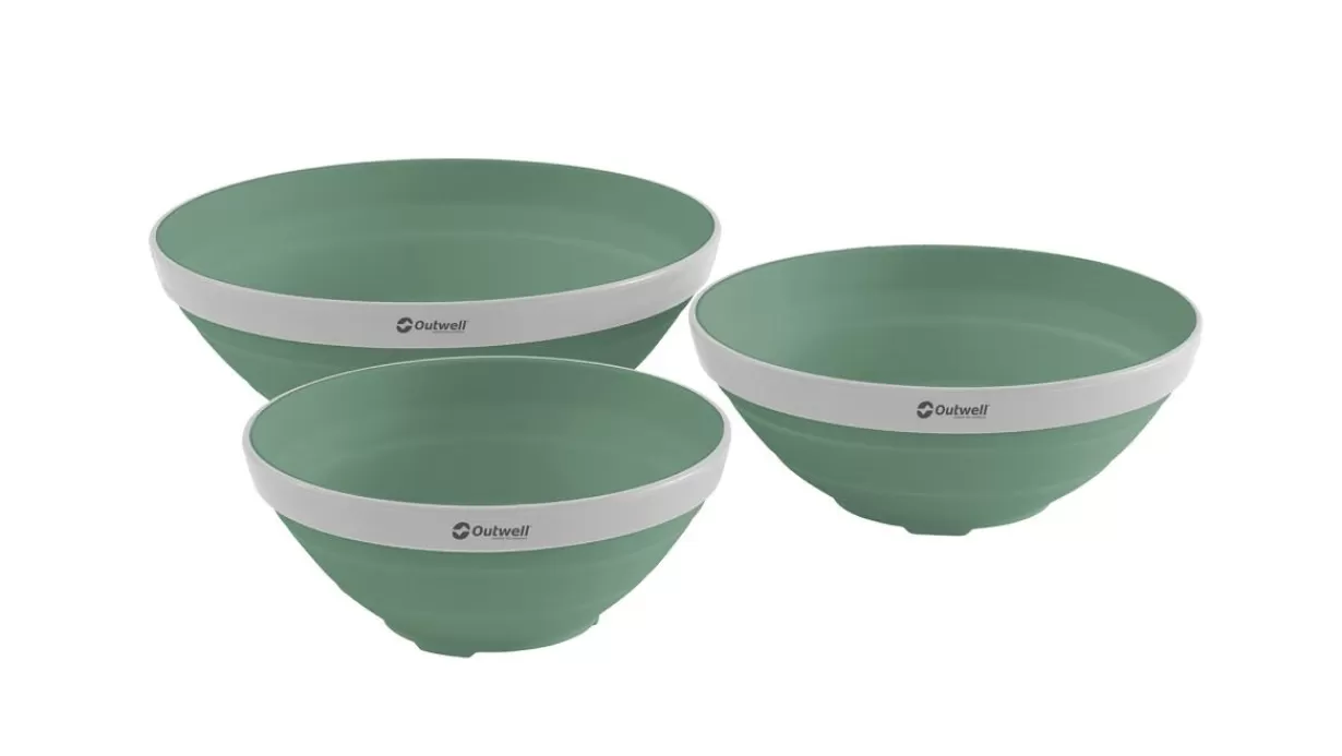 Best Outwell Collaps Bowl Set Shadow Green ShadowGreen