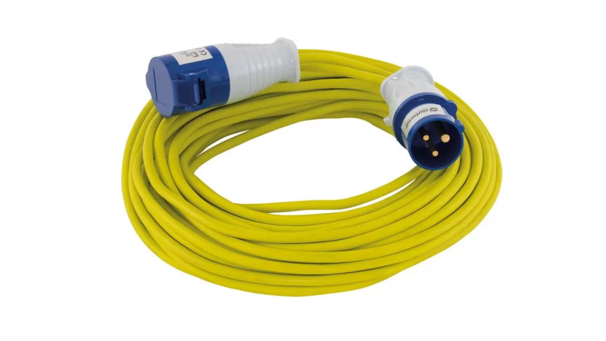 Clearance Outwell Corvus CEE Cable 25 Mtr. LimeGreen