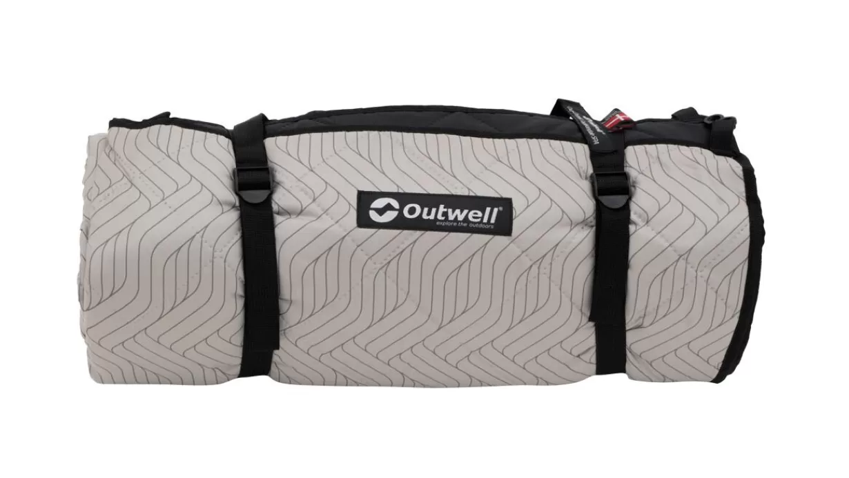 Clearance Outwell Cozy Carpet Nevada 4 Black&Grey