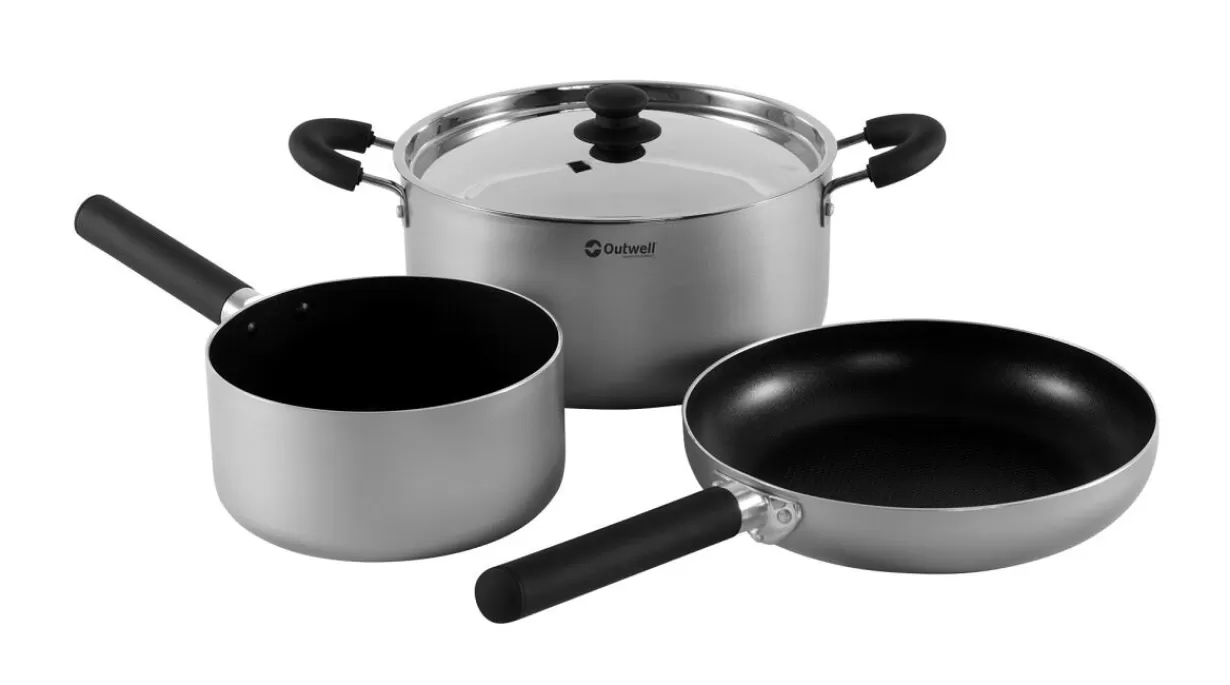 Best Outwell Feast Ceramic Set L Black&Grey