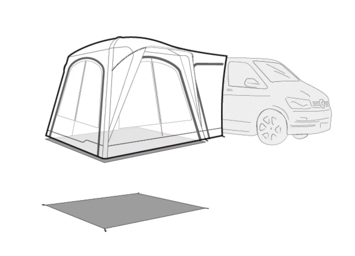 Best Outwell Footprint Daytona Air / Pine Hills Black&Grey