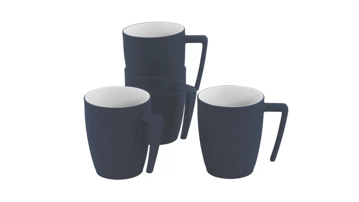 Flash Sale Outwell Gala 4 Person Mug Set Navy Night Grey&Sand